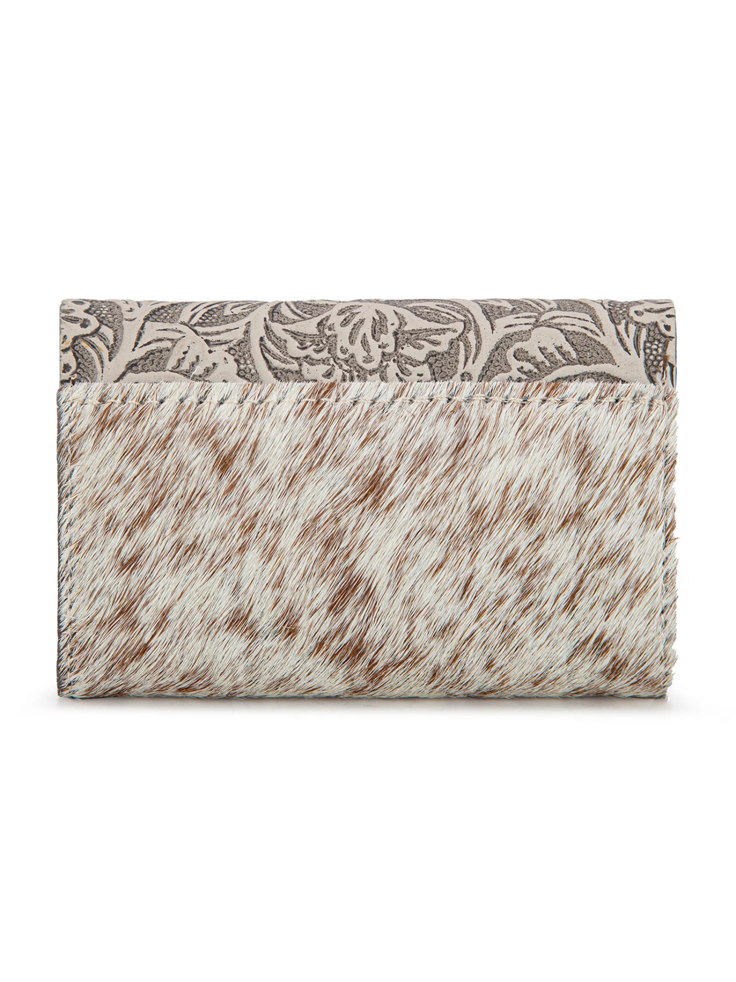 Porte-cartes Hair-On Cowhide Floral