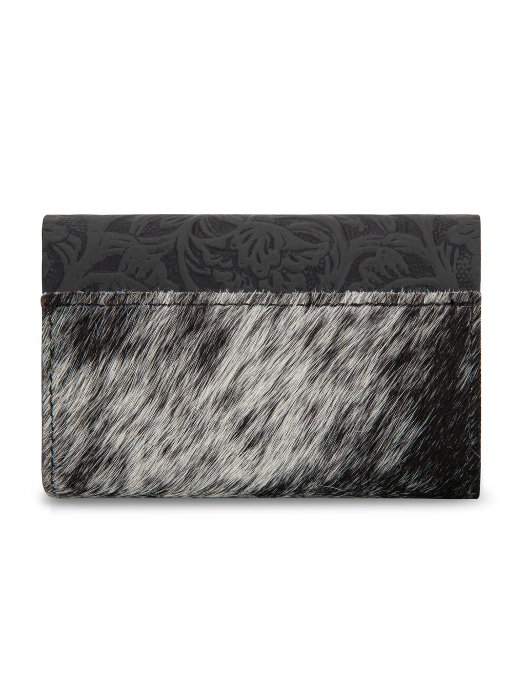 Porte-cartes Hair-On Cowhide Floral