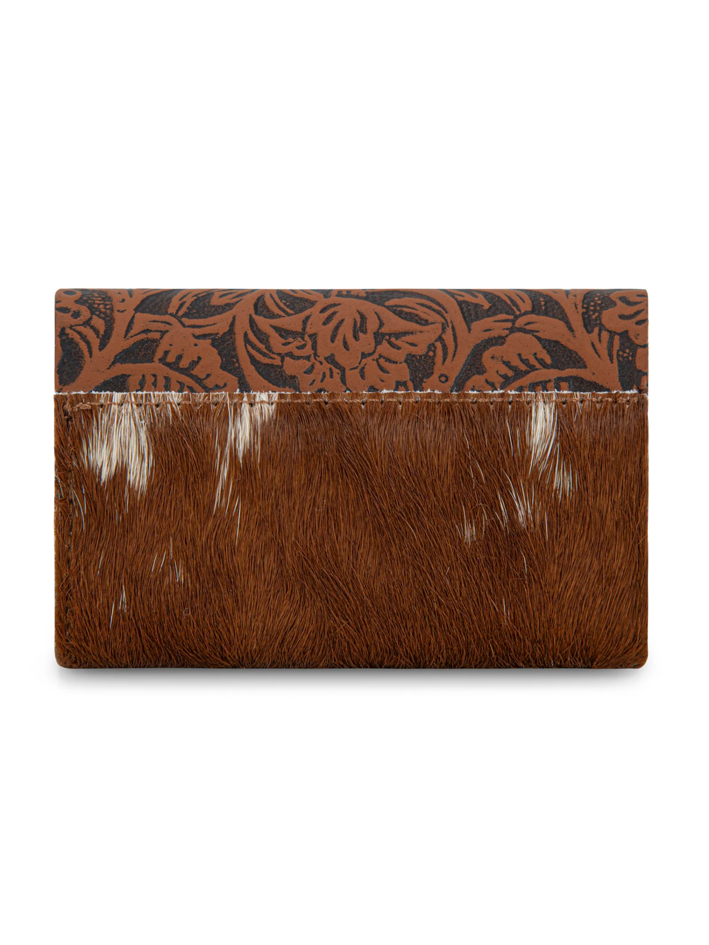 Porte-cartes Hair-On Cowhide Floral