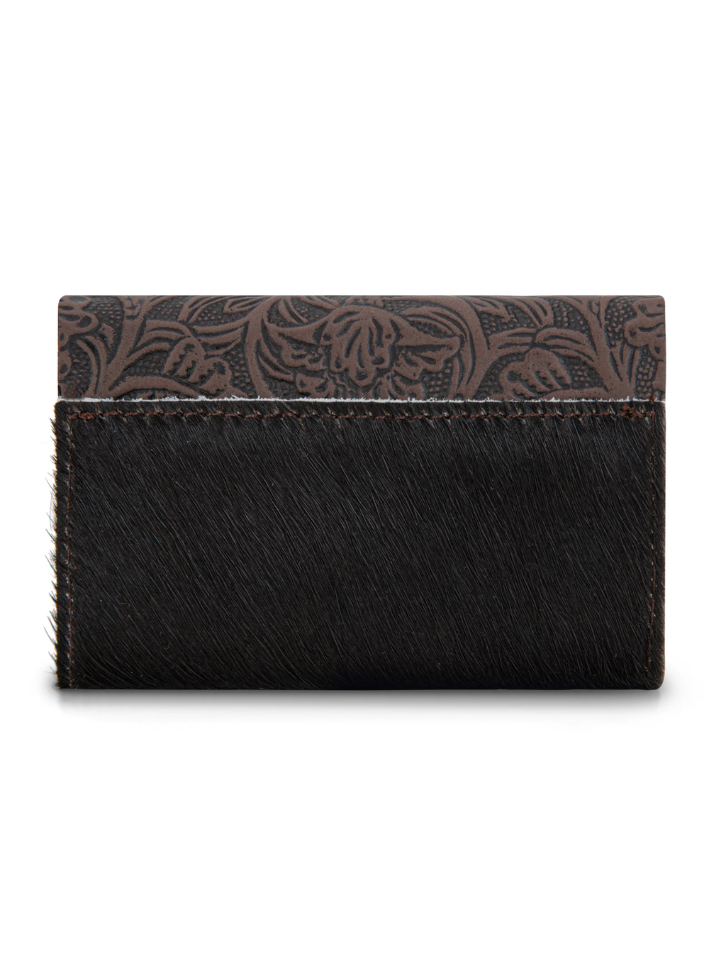 Porte-cartes Hair-On Cowhide Floral
