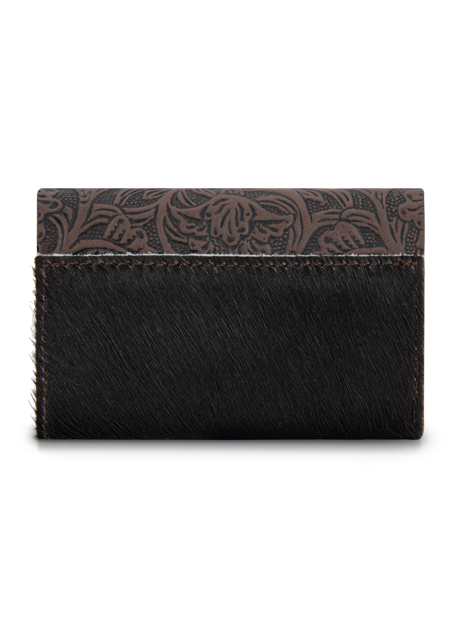 Porte-cartes Hair-On Cowhide Floral